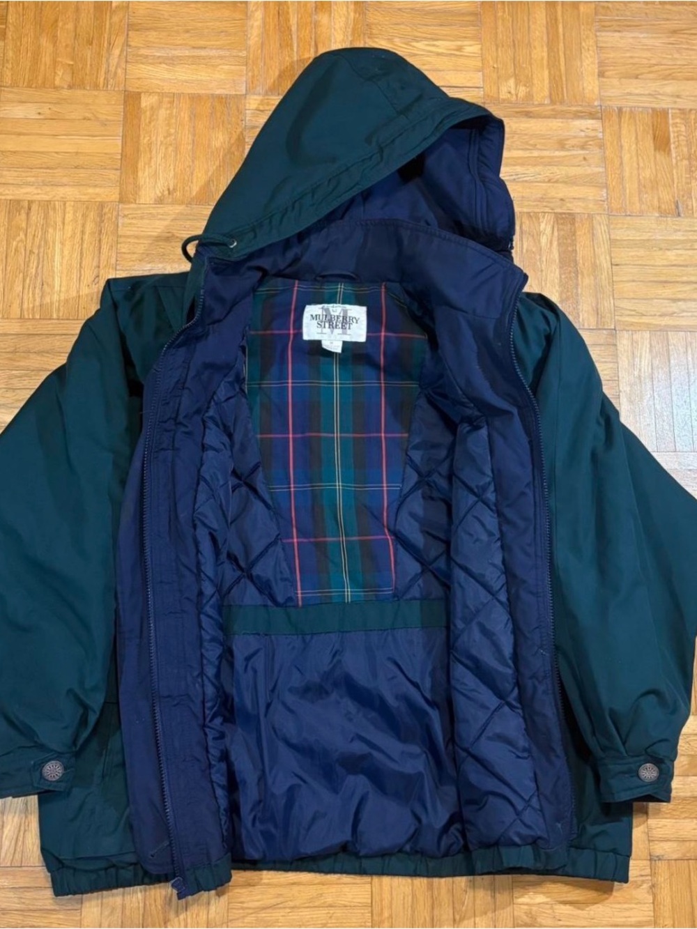 Vintage Mulberry Street Blanket Lined Parka Jacket
